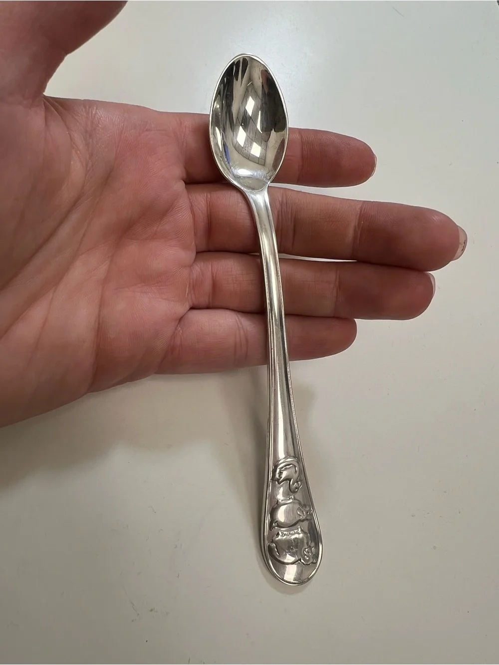 TIFFANY&CO. TABLEWARE BABY SPOON ANIMAL SILVER925 SILVER